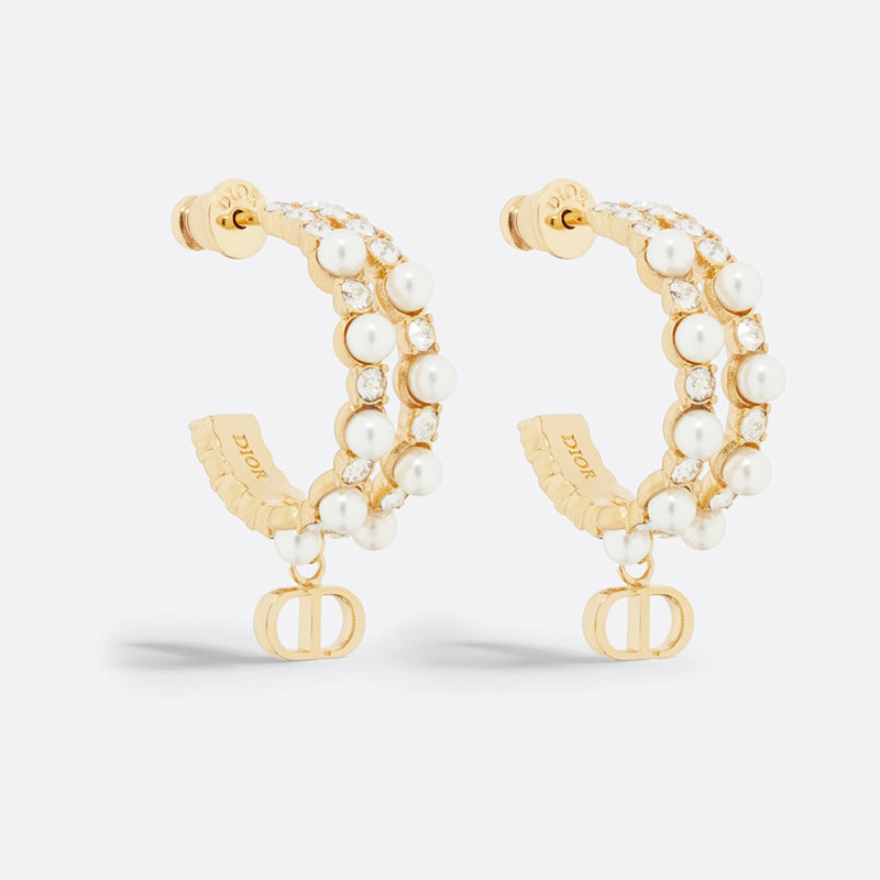 18K Petit Dior Treasure Earrings