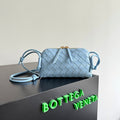 CONCERT POUCH 18.5 IN LIGHT BLUE LAMBSKIN