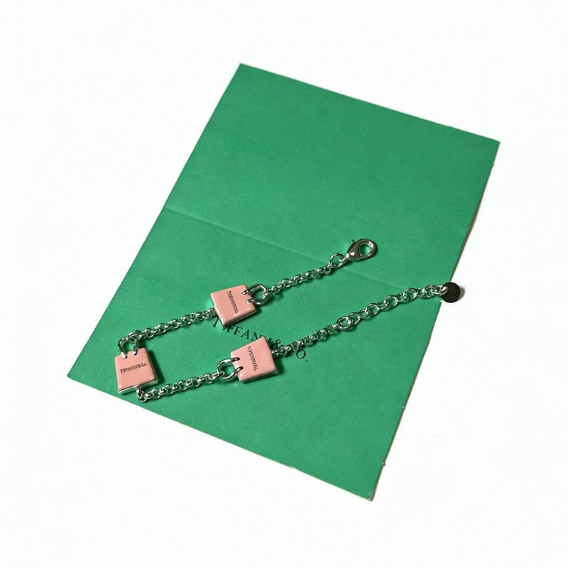 18K Return to Tiffany Pink Bag Bracelet