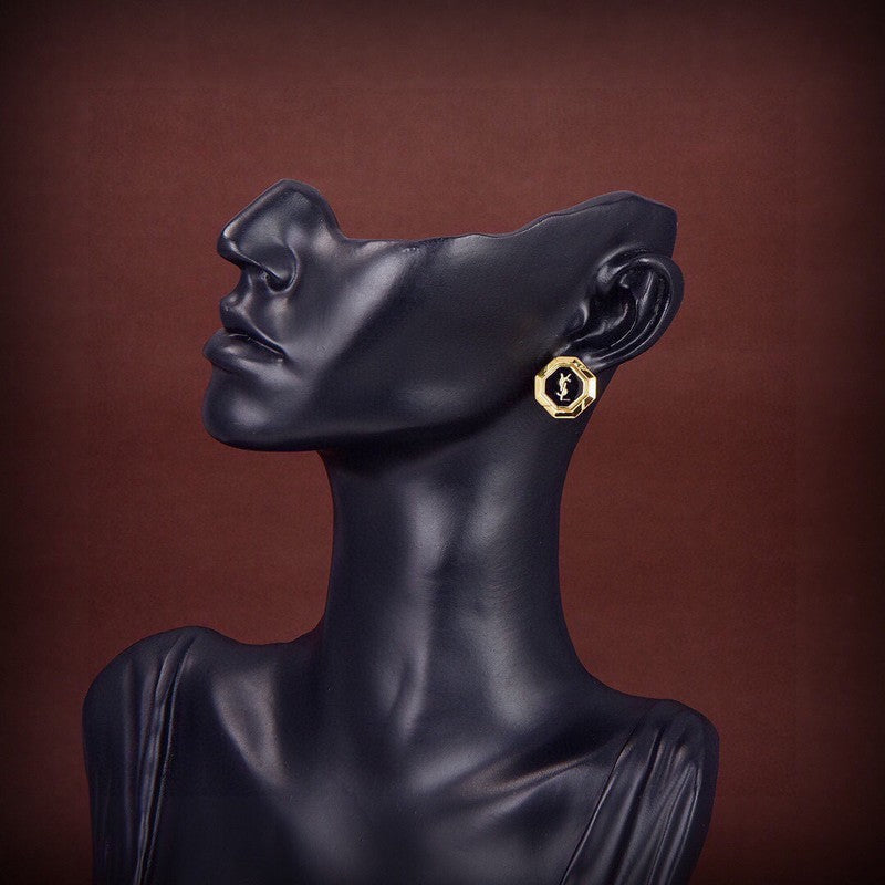 18K YSL Gold Earrings