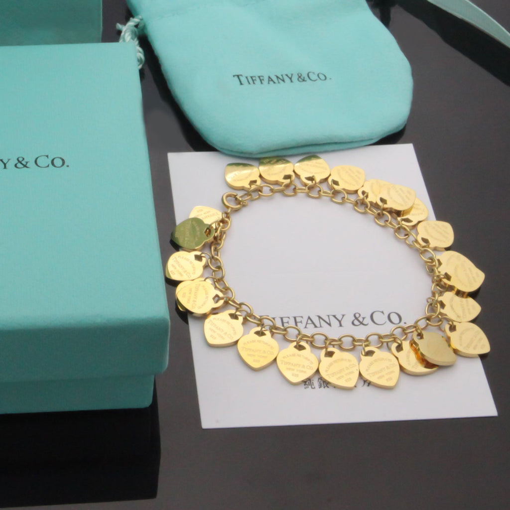 18K Tiffany Heart Tag Bracelet