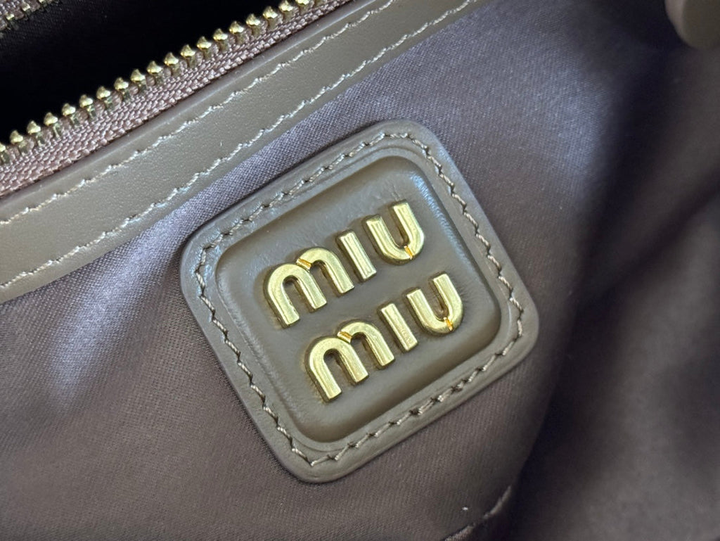 ARCADIE SMALL 22 BAG IN DARK BROWN CALFSKIN