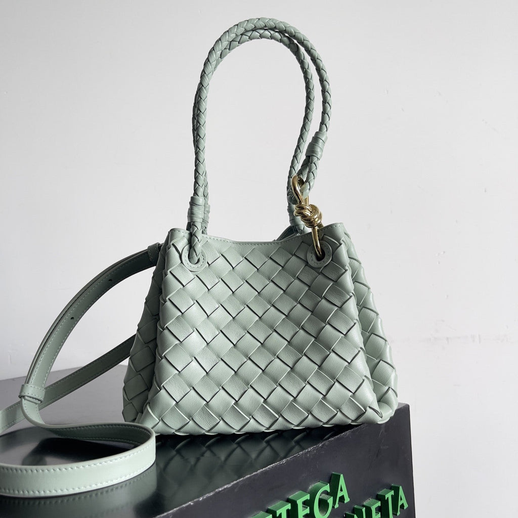 BV Small Parachute 21 Seafoam Lambskin Ghw